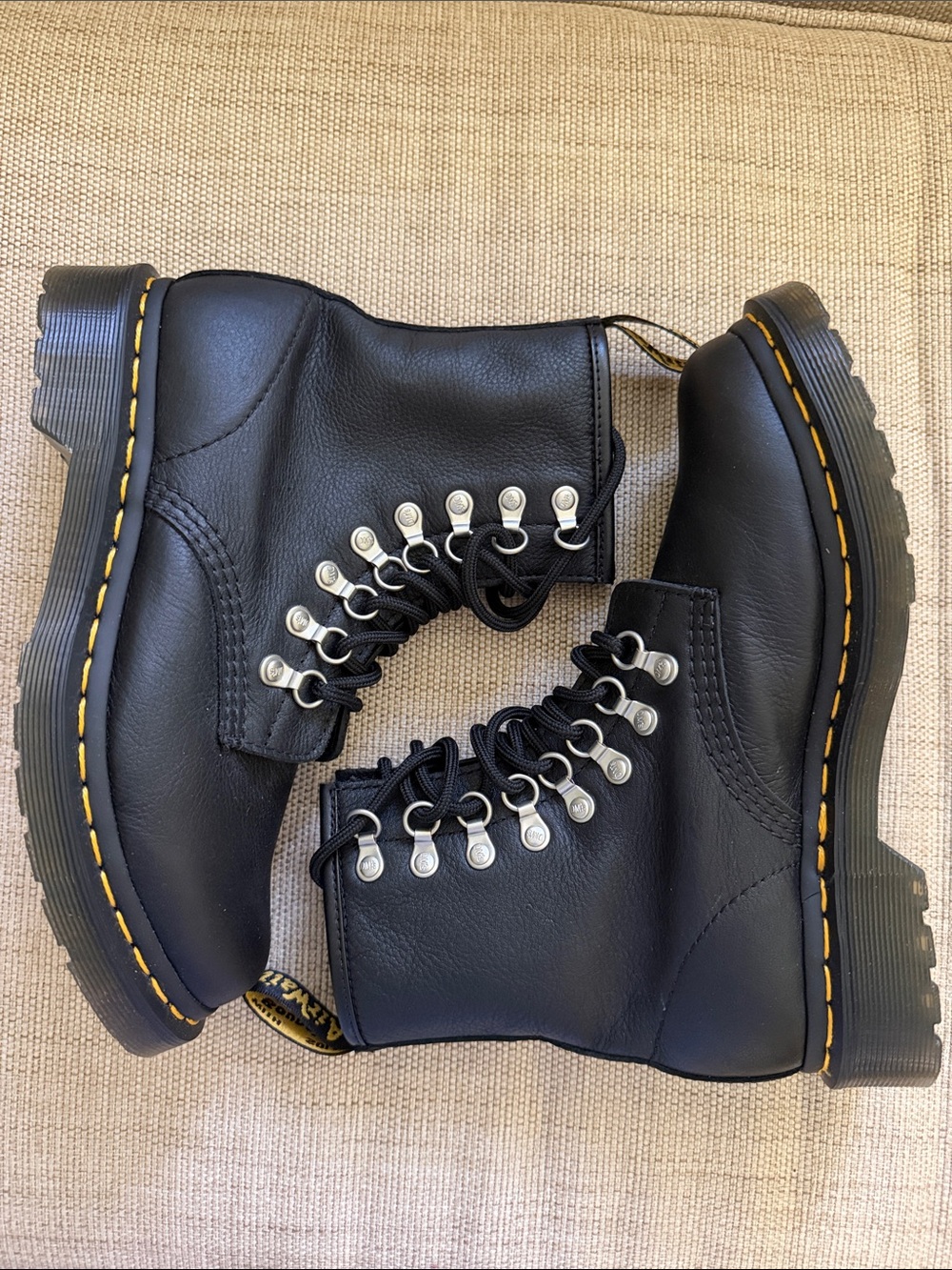 Dr. Martens 1460 Pascal Virginia Leather Boots Black Size US Women’s 6